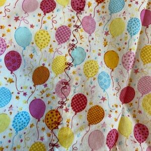 Kids handmade pillowcase for birthday Colorful Balloon Party